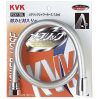 【水栓金具】KVK メタリックシャワーホース1.6m PZKF2BL 1個（直送品）