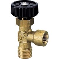 オンダ製作所 アングルミニチュアバルブ R1/8×Rc1/8 樹脂ハンドル OMV-620-1 1個 267-0510（直送品）