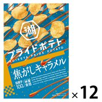 湖池屋プライドポテト 焦がしキャラメル 12袋 湖池屋 ポテトチップス スナック菓子 おつまみ