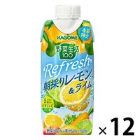 カゴメ 野菜生活100 Refresh 朝採りレモン＆ライム 330ml 1箱（12本入）