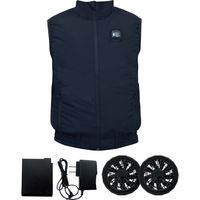 室谷 【今季完売】MT4000 KAZEKURU ナイロンベスト ネイビー MT4000/NV/4L-5L 1着 424-9413（直送品）