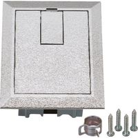 オンダ製作所 灯油コック床壁兼用ボックス(シルバー) OF-570-1 1個 216-9746（直送品）