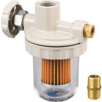 オンダ製作所 OFー100LV型 オイルストレーナー Rc1/2×φ8 ニップル付 OF-100LVC-1 1個 216-9775（直送品）