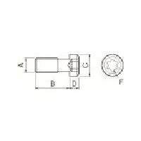 京セラ 部品 ロケータ取付ねじ SH-50150TR 1個 552-3052（直送品）
