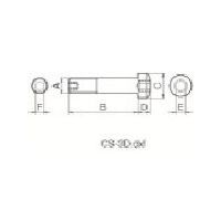 京セラ 部品 ねじ CS-2D 1個 545-4026（直送品）