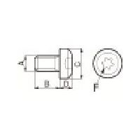 京セラ 部品 ねじ BH6X10TR 1個 543-6966（直送品）