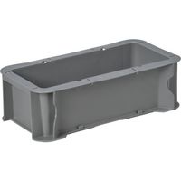 DICプラスチック DIC YP型コンテナ YPー4S外寸:344X170X110 グレー YP-4S GY 1個 135-3098（直送品）