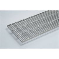 奥岡製作所 奥岡 ステンレス製 側溝用 グレーチング 本体幅450×高さ25 P30 プレーン OSG4 25-40A-P30 1個（直送品）