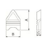 京セラ 部品 チップブレーカ CB-16 1本 543-7407（直送品）