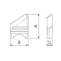 京セラ 部品 チップブレーカ CB-14 1個 543-7385（直送品）