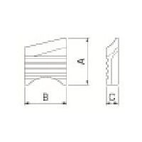 京セラ 部品 チップブレーカ CB-13 1個 543-7377（直送品）