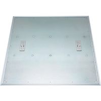フロアーハッチ 張物用 屋内用 一般形 アルミニウム+スチール製 アルミニウム目地 木下地用 MOAM-P-300-M 1組(1個)（直送品）