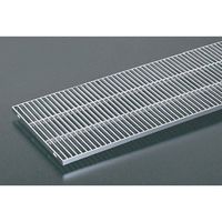 奥岡 ステンレス製 側溝用 グレーチング 本体幅500×高さ25 P25 ノンスリップ OSG4-NS 25-45D-P25 1個（直送品）