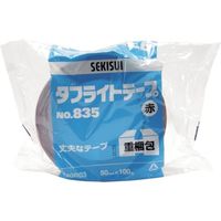 積水化学工業 積水 タフライトテープ#835 50X100 赤 P40R03 1セット(50巻) 158-2812（直送品）