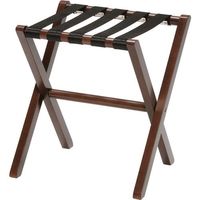 テラモト バゲージラックウッド50 ウォルナット MZ-600-150-4 1台 163-0886（直送品）