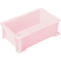 三菱ケミカルインフラテック ヒシ S型コンテナ パステルピンク 有効内寸229×132×85mm PAS-3B-PN 1個 368-9353（直送品）