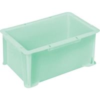 三菱ケミカルインフラテック ヒシ S型コンテナ パステルグリーン 有効内寸229×132×122mm PAS-4-PG 1個（直送品）