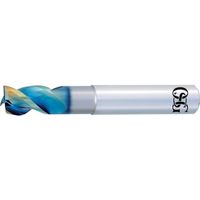 OSG 非鉄用DLC超硬エンドミル スタンダード 3刃 ショート形 ピンカド AEーTSーN 8557435 10X30-SP 1本（直送品）