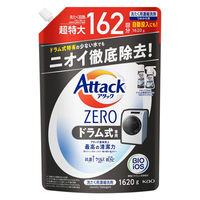【旧品】アタックゼロ（Attack ZERO） ドラム式専用 詰め替え 超特大 1620g 1個 衣料用洗剤 花王