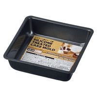 エコー金属 シリコーン加工ケーキ型 0747-201 1箱（10個入）（直送品）