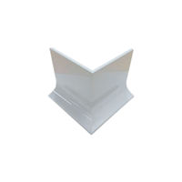 フクビ化学工業 樹脂R巾木 クリーンライン100-30R 出隅 CL30DG 1梱包(2個入)（直送品）