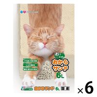 猫砂 おからサンド プラスラブ おっいいトイレ 国産 6L 6袋