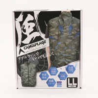 迷彩エアーコンディションベスト迷彩カーキLL【HDL-8682】　12個 ヒロ・コーポレーション（直送品）