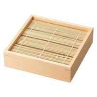 用美 そば用品 ひのき正角ざる [1個入] yub-11200（直送品）