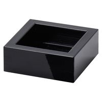 用美 酒器 スタッキング檜・1/2合枡　黒塗装付 [3個入] yub-12248（直送品）