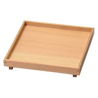 用美 カスタートレー 木曽杉・茶盆　６寸 [1個入] yub-17283（直送品）
