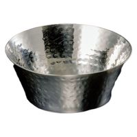 用美 小鉢 ステンレス槌目 カップM [4個入] yub-23985（直送品