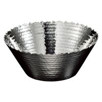 用美 ボウル ステンレス槌目 サラダボウル　L [2個入] yub-23982（直送品）