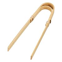 用美 トング 竹曲がりトング（小） [4個入] yub-24969（直送品）