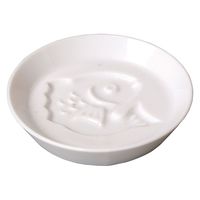 用美 小皿 白磁・絵柄入醤油皿 鯛 [10個入] yub-26231（直送品）