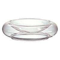 用美 ガラス小鉢 硝子・エアー 平皿　小 [5個入] yub-27741（直送品）