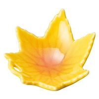 用美 珍味 新・もみじ型珍味入 黄 [9個入] yub-27762（直送品）