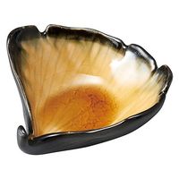 用美 珍味 銀杏小付 茶 [6個入] yub-27799（直送品）