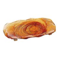 用美 盛器 檜・紅節はつり盛台　中 [2個入] yub-32171（直送品）