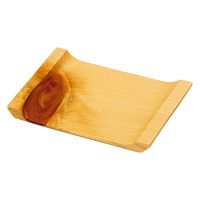 用美 皿 檜・紅節銘々皿　小 [4個入] yub-32365（直送品）