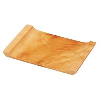 用美 皿 檜・紅節銘々皿　大 [3個入] yub-32364（直送品）