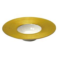 用美 珍味 リムプレート プチ ゴールド [4個入] yub-32463（直送品）