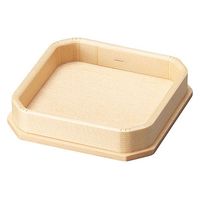 用美 盛器 白木・ミニ折敷 ２寸５分 [3個入] yub-38561（直送品）