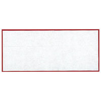用美 懐紙 手貼り加工 紅白懐敷　長角(小)　(100組入) [2個入] yub-65762（直送品）