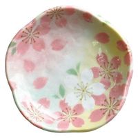 用美 小皿 ちょいと箸休め 花小皿 吉野桜 [9個入] yub-89796（直送品）