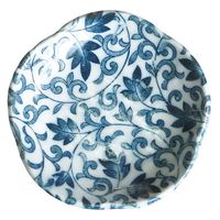 用美 小皿 ちょいと箸休め 花小皿 つる唐草 [9個入] yub-89817（直送品）