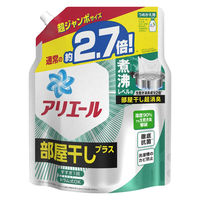 【旧品】アリエール ジェル 部屋干しプラス 詰め替え 超ジャンボ 1290g 1個 洗濯洗剤 P＆G