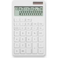 アスカ 計算式表示電卓 ホワイト C1258W 1個（直送品）