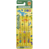 TBCR4T クリア子ども歯ブラシ 3P (乳児用) DINOSAURS PICTURE BOOK 637681-TBCR4T 1個（直送品）