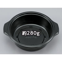 シーピー化成 どんぶり容器 デリカ BF-386-A黒本体 0140386100525 1袋(50個)（直送品）