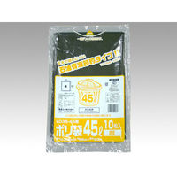 福助工業 ゴミ袋 ポリ袋(ゴミ袋) LD35-45 黒 10枚入 0391573 1袋(1個)（直送品）
